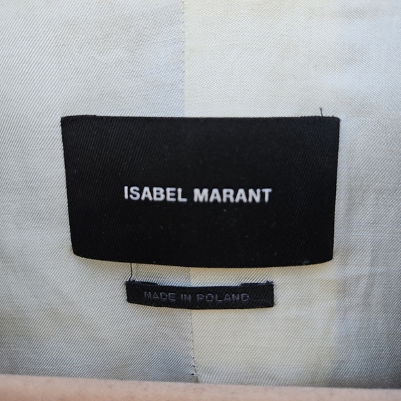 Isabel Marant Celeigh check double breasted blazer size FR 40 US 8 - Picture 7 of 11